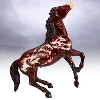 Breyer Horses Beowulf 2024 Halloween Horse Far Side with a Foggy Backgroune