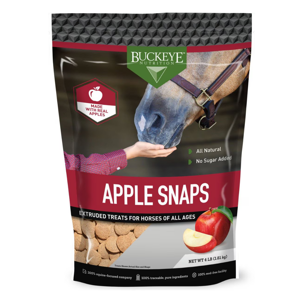 Buckeye No Sugar Added Apple Snaps Treats, 4lb