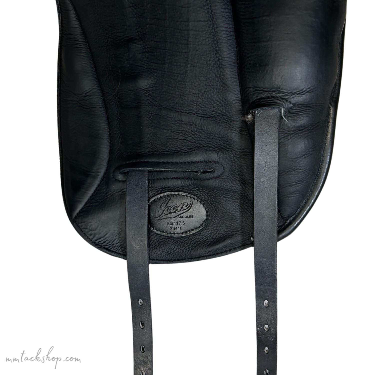 Custom Saddlery Icon Star Dressage Saddle Billets Underside