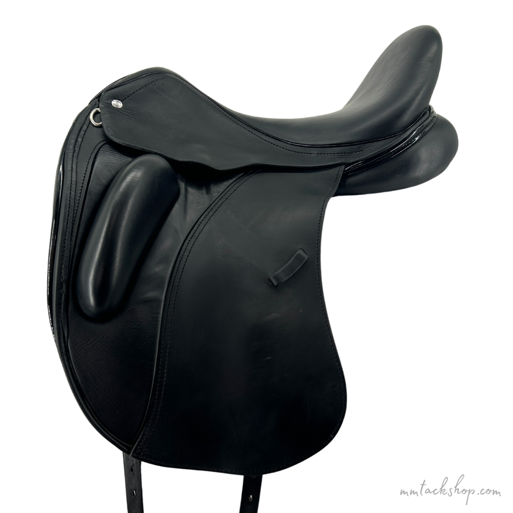 Custom Saddlery Wolfgang Gemini R Monoflap Dressage Saddle Near Side