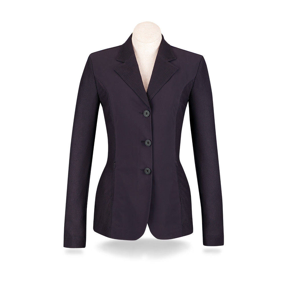 R.J. Classics Harmony Mesh Show Coat, Deep Plum