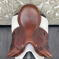 Image of used Intrepid Pro-Trainer Gold Deluxe jump saddle's seat.