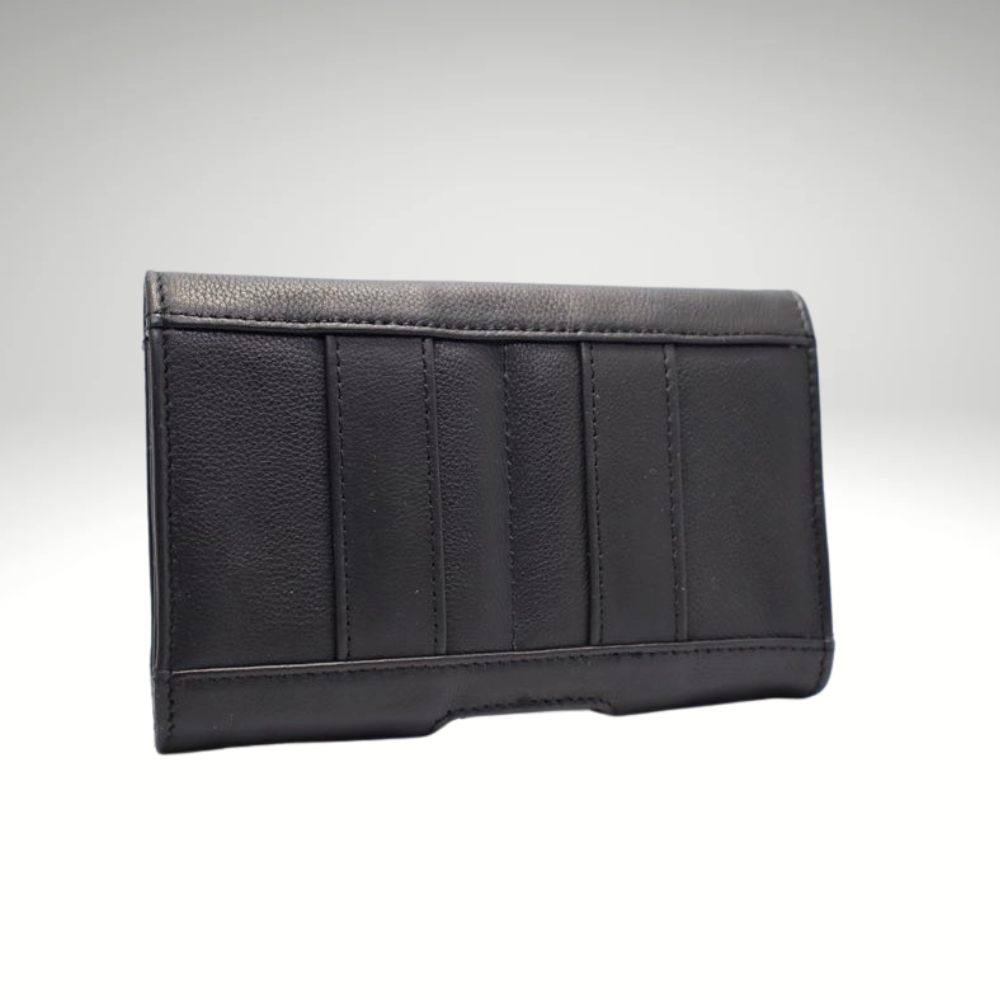 KL Select Phone Pocket, Black/Cognac