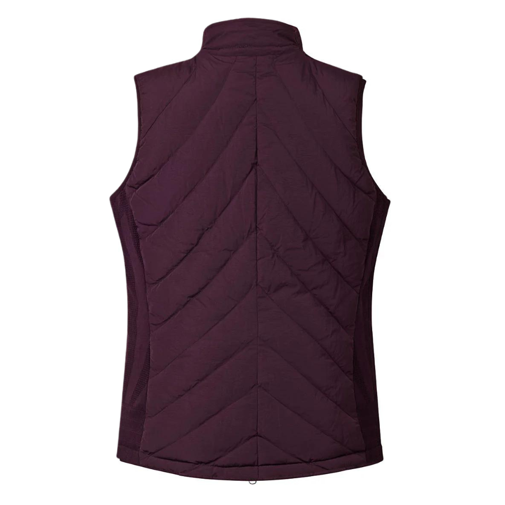 Kerrits EquiTech Hybrid Quilted Riding Vest, Vineyard Back View Product Image