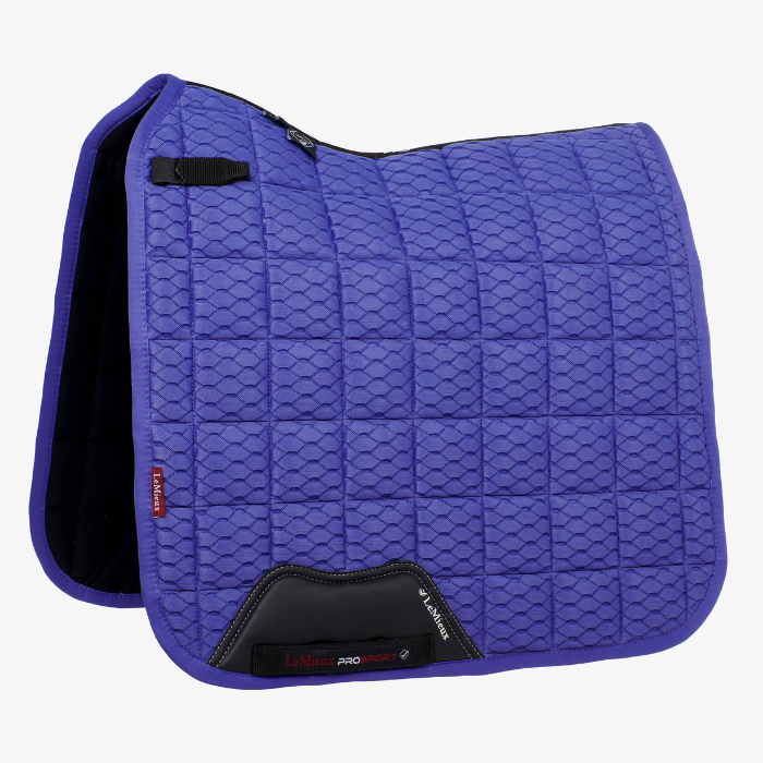 LeMieux Carbon Mesh Dressage Square Pad, Bluebell