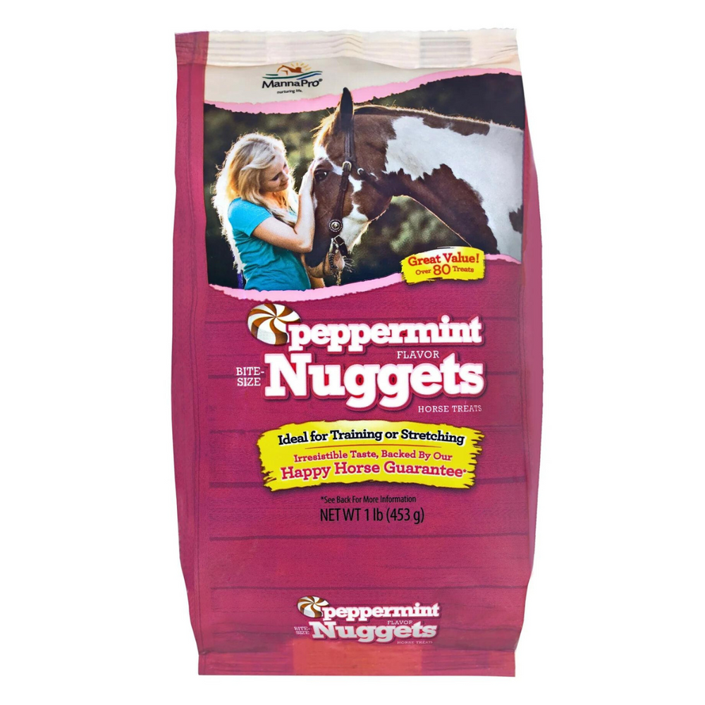 Manna Pro Peppermint Flavor Bite Size Nuggets Package