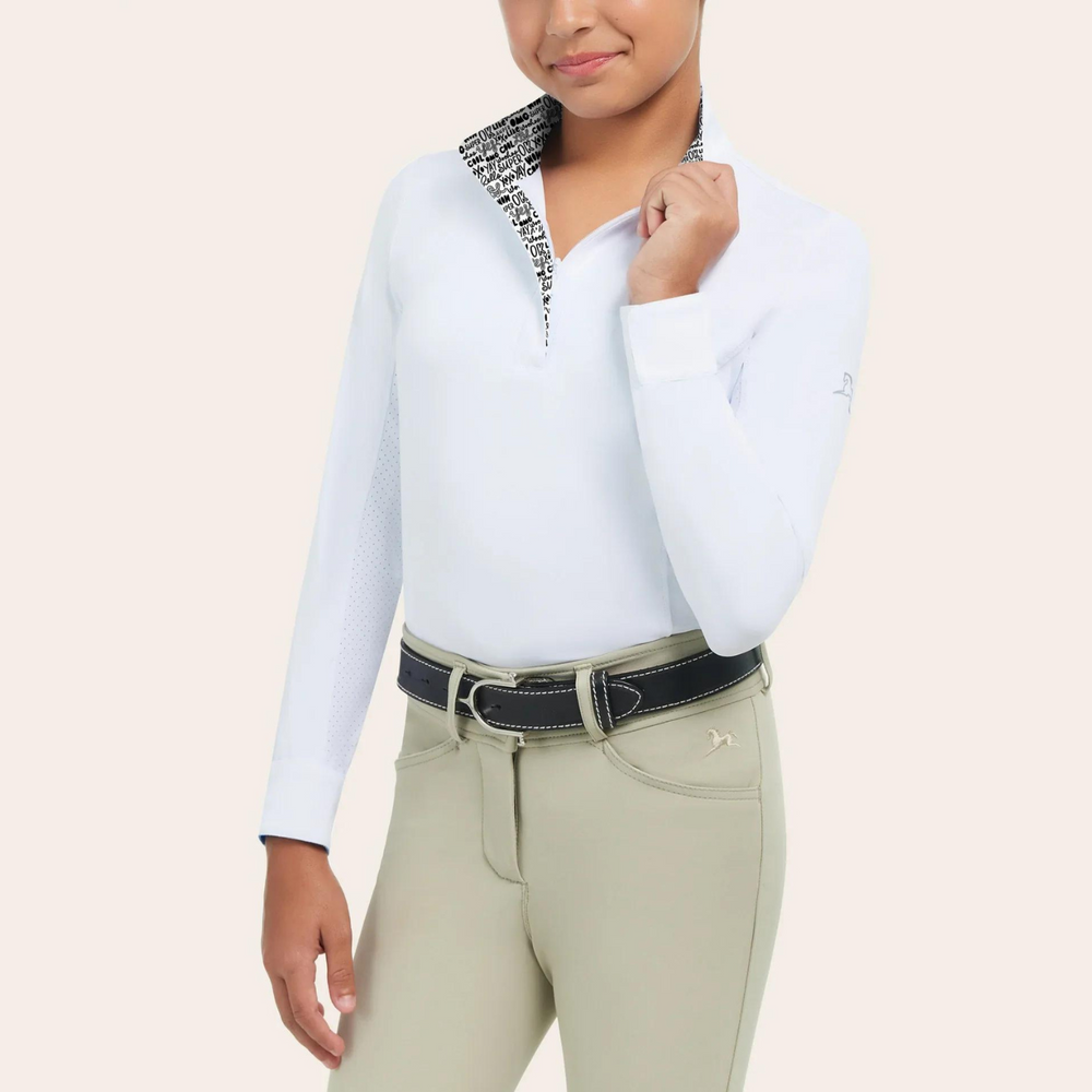 R.J. Classics Tori Jr. Show Shirt with Chit Chat Pattern Collar & Cuffs