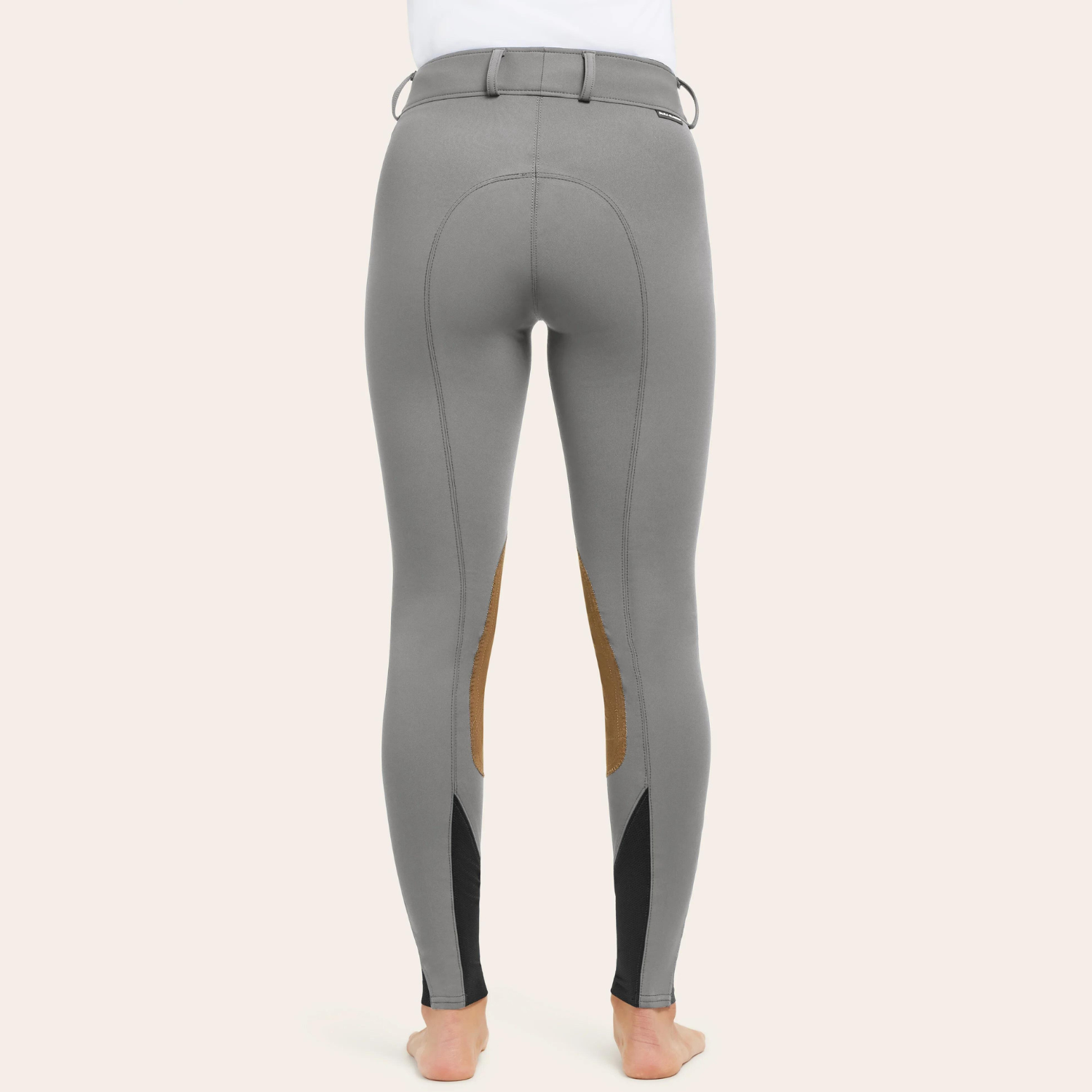 R.J Classics Gracie Knee Patch Breech, Cloud Grey