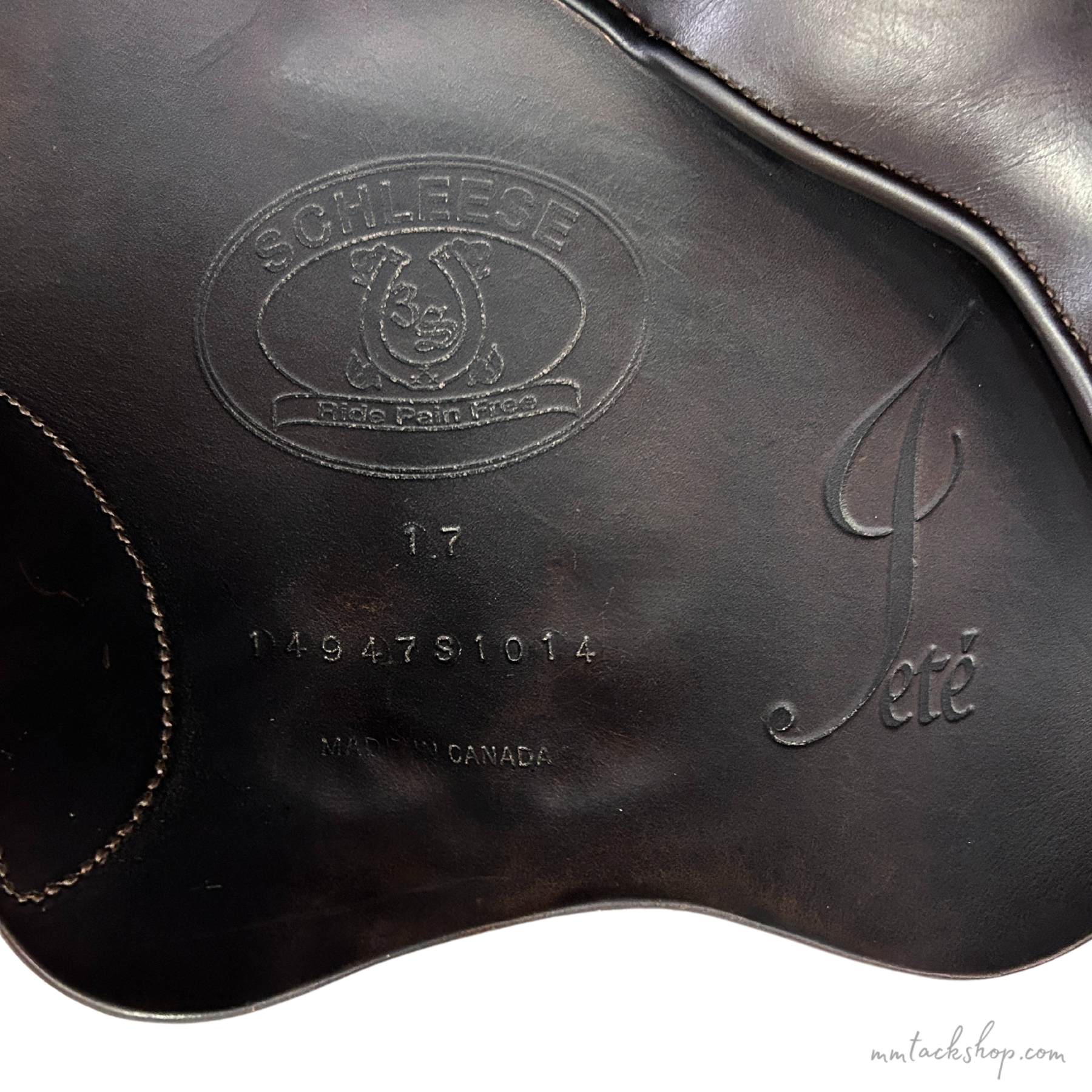 Schleese Jeté Jumping Saddle, Traditional Line