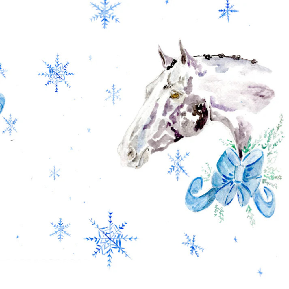 Sona Equestrian Holiday Greeting Cards, 10 Pack