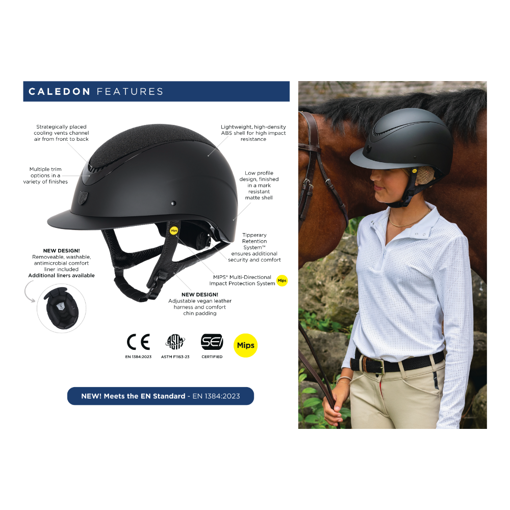 Tipperary Caledon Wide Brim Sparkle MIPS Helmet