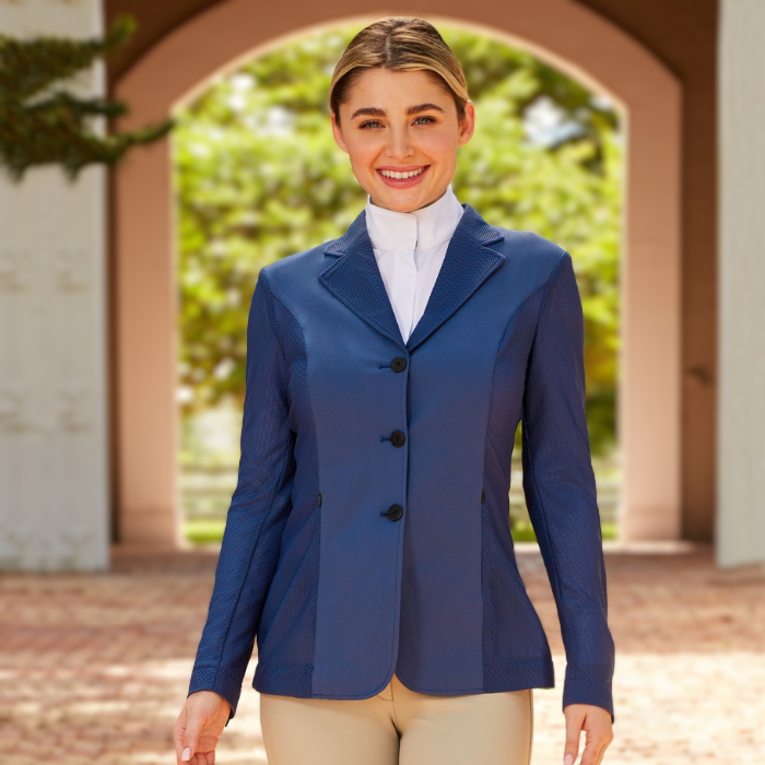 R.J. Classics Harmony Mesh Show Coat, Insignia Blue