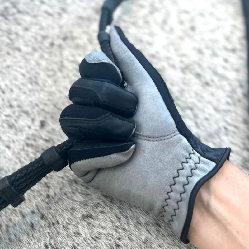 Correct Connect Oil-Tac CopperTech Leather Premium Riding Gloves