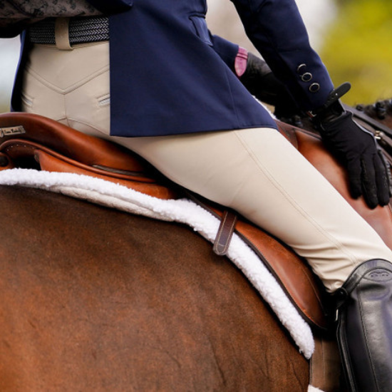 KL Select Gabrielle Knee Patch Breeches,  Beige