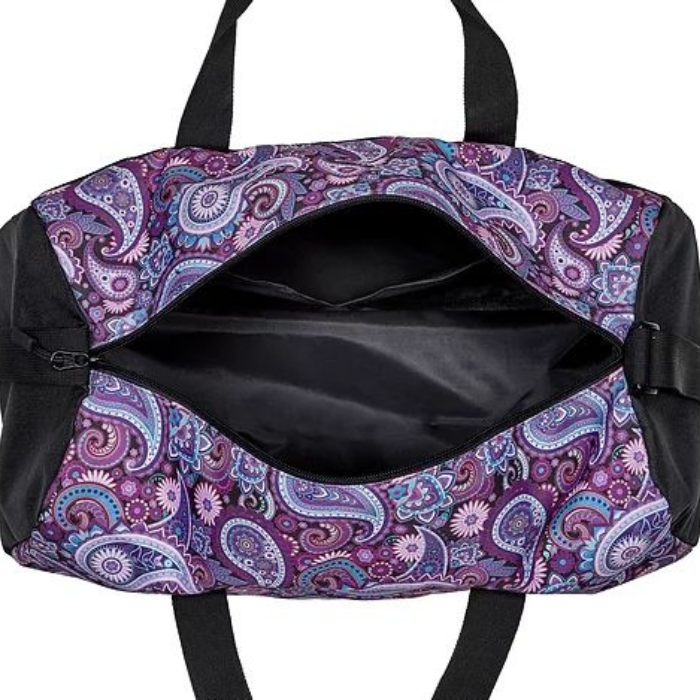 AWST Int'l "Lila" Galloping Horse Paisley Duffle Bag