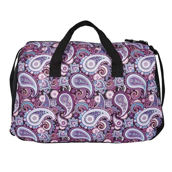 AWST Int'l "Lila" Galloping Horse Paisley Duffle Bag