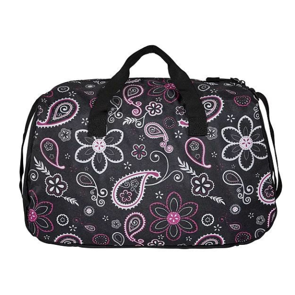 AWST Int'l "Lila" Galloping Horse Paisley Duffle Bag