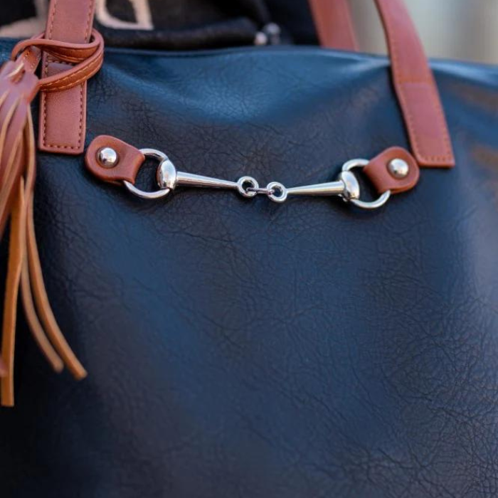 AWST Int'l "Snaffle Bit" Tote Bag with Tassel