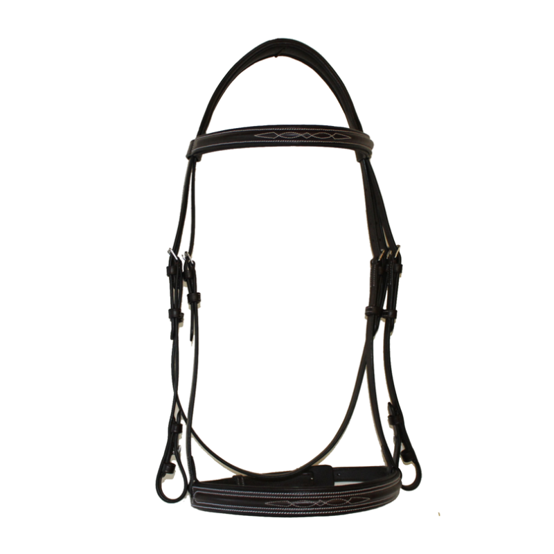 Royal Highness Double Stitch Leather Bridle