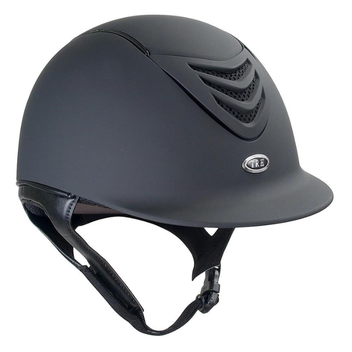 IRH IR4G Competitors Choice Long Oval Helmet, Matte Black/Matte Vent 