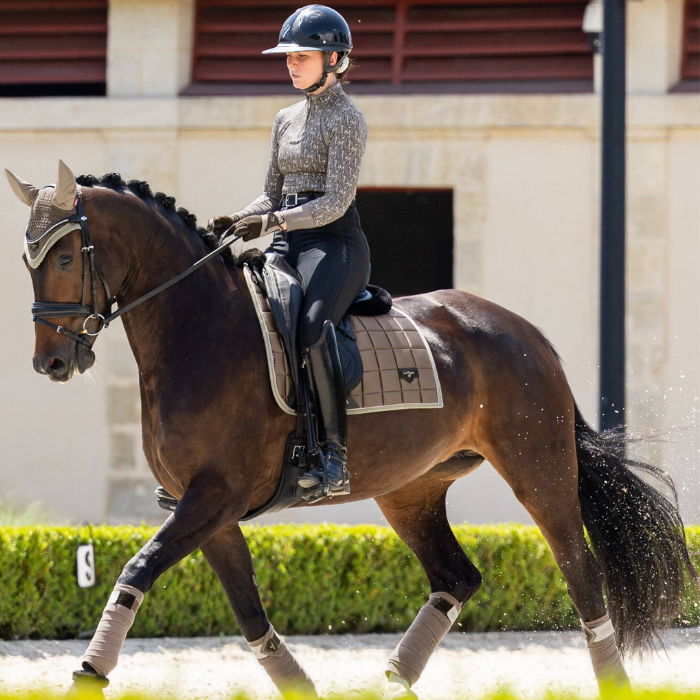 LeMieux Loire Classic Dressage Square Pad, Walnut