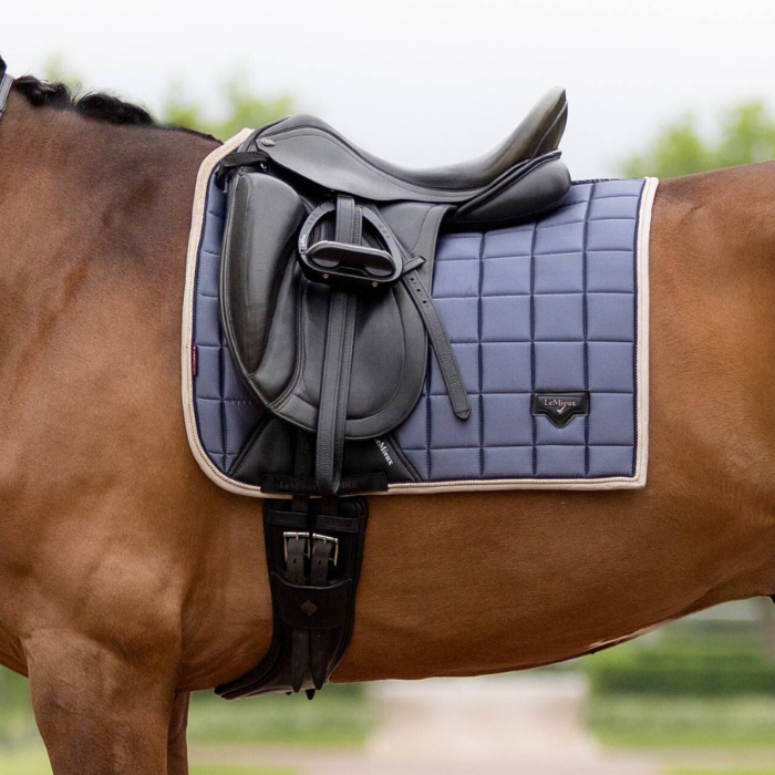 LeMieux Loire Classic Dressage Square Pad, Jay Blue