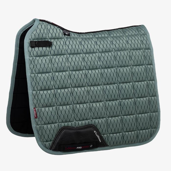 LeMieux Carbon Mesh Dressage Square Pad, Sage