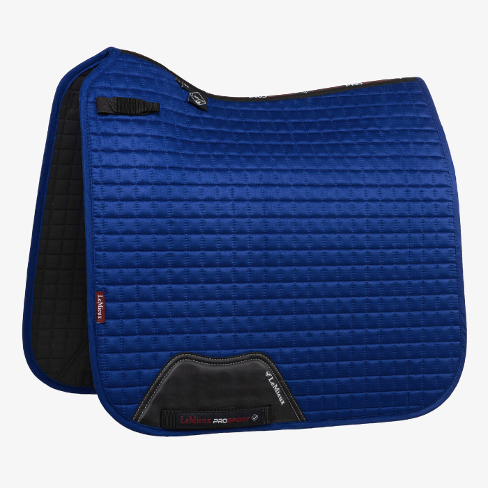 LeMieux Suede Dressage Square, Benetton Blue