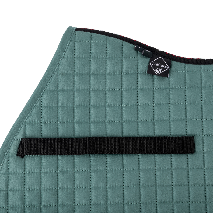 LeMieux Suede GP Square Saddle Pad, Sage