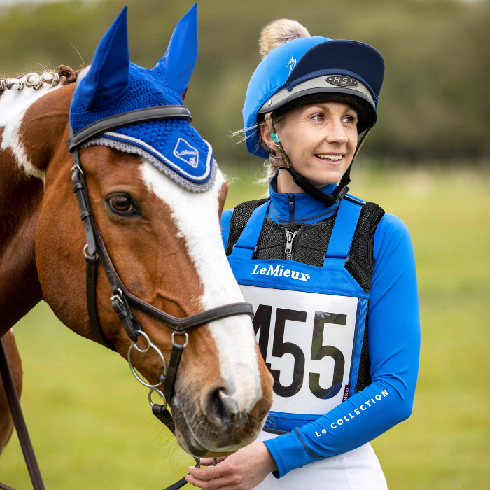 LeMieux Eventing Bib, Benetton Blue