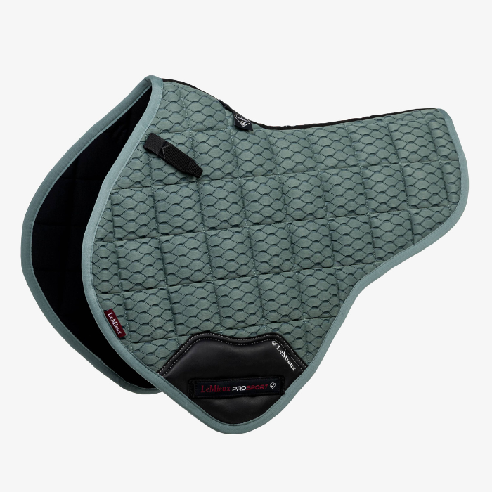 LeMieux Carbon Mesh Close Contact Half Square Pad, Sage