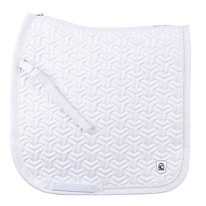 Cavallo Caval Cool Comfort Dressage Saddle Pad, White