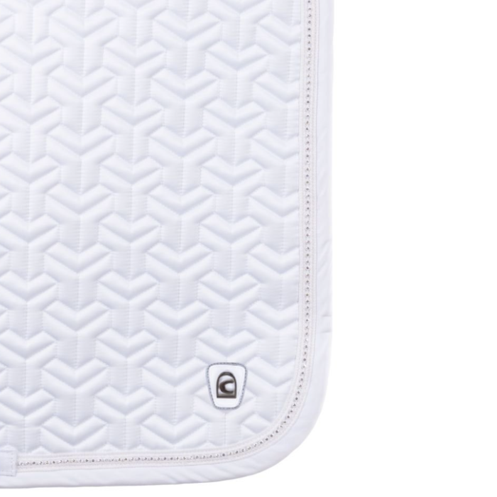 Cavallo Caval Cool Comfort Dressage Saddle Pad, White