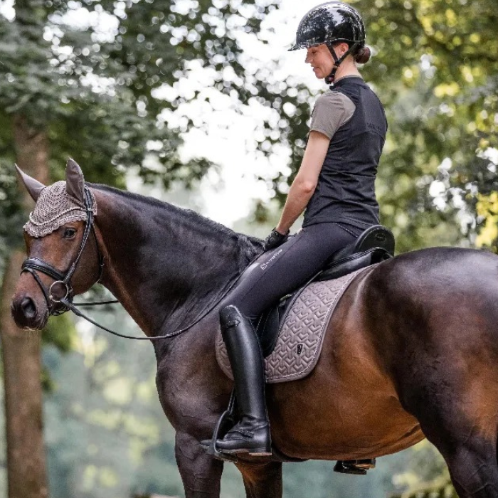 Cavallo Caval Cool Comfort Dressage Saddle Pad, Sepia Olive