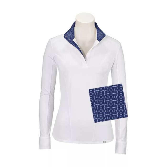 R.J. Classics Tori Show Shirt, Navy Bits