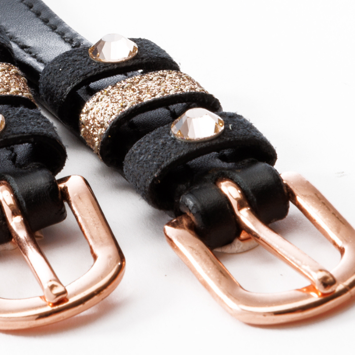 Kavalkade "Rose"  Spur Straps with Rhinestones