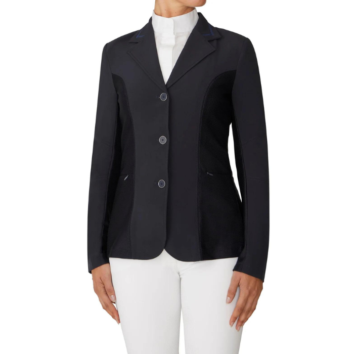 Ovation Hybrid Mesh Show Coat, Navy