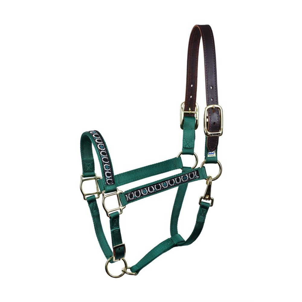 Perri's Lucky Horseshoes Ribbon Breakaway Halter