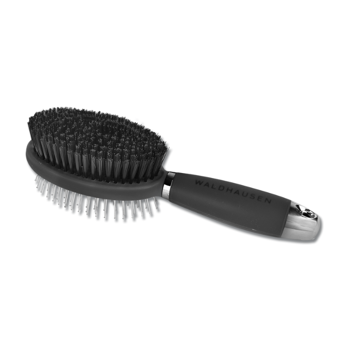 Double Sided Brush w/ Gel Handle Black