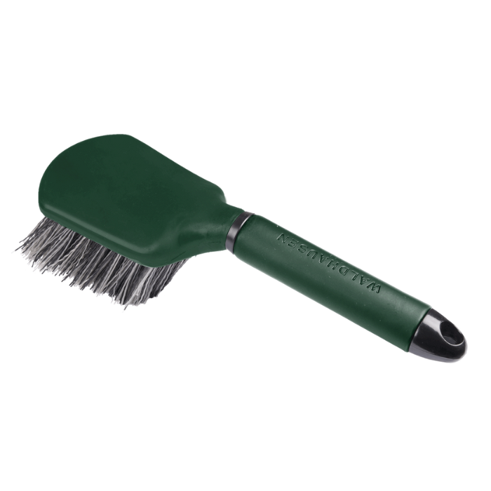 Bucket Brush w/ Leatherette Handle Pine Green