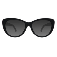 goodr It's Noir, Darling Sunglasses Front View Product Image