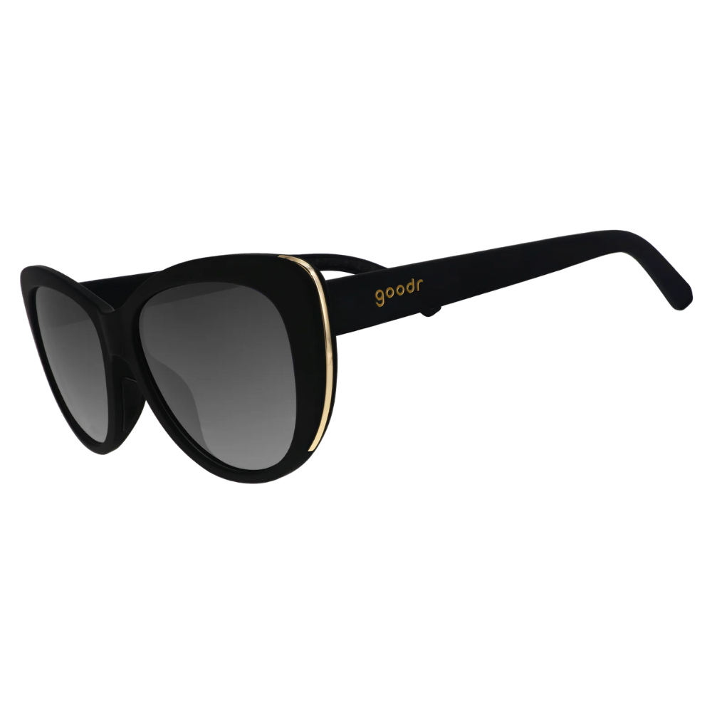 goodr It's Noir, Darling Sunglasses, Side View Product Image