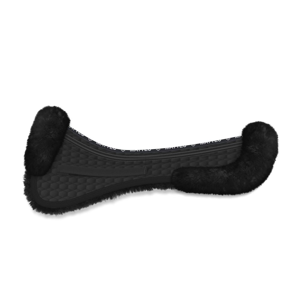 Mattes Dressage Correction Half Pad with Pockets Rear Trim