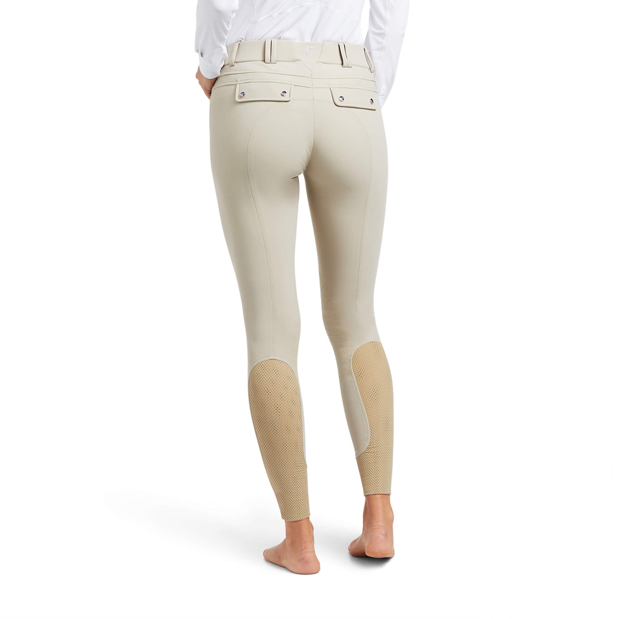 Ariat® Tri Factor Grip Knee Patch Breech, Tan