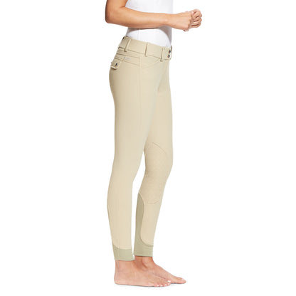 Ariat® Tri Factor Grip Knee Patch Breech, Tan