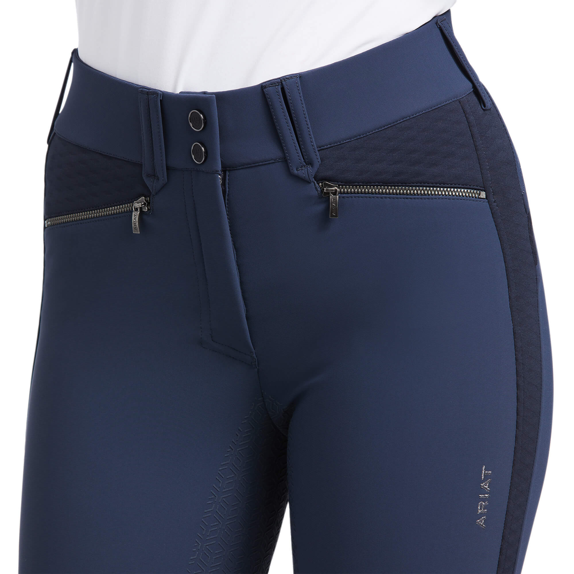 Ariat Tri Factor X Bellatrix Full Seat Breech, Blue Nights