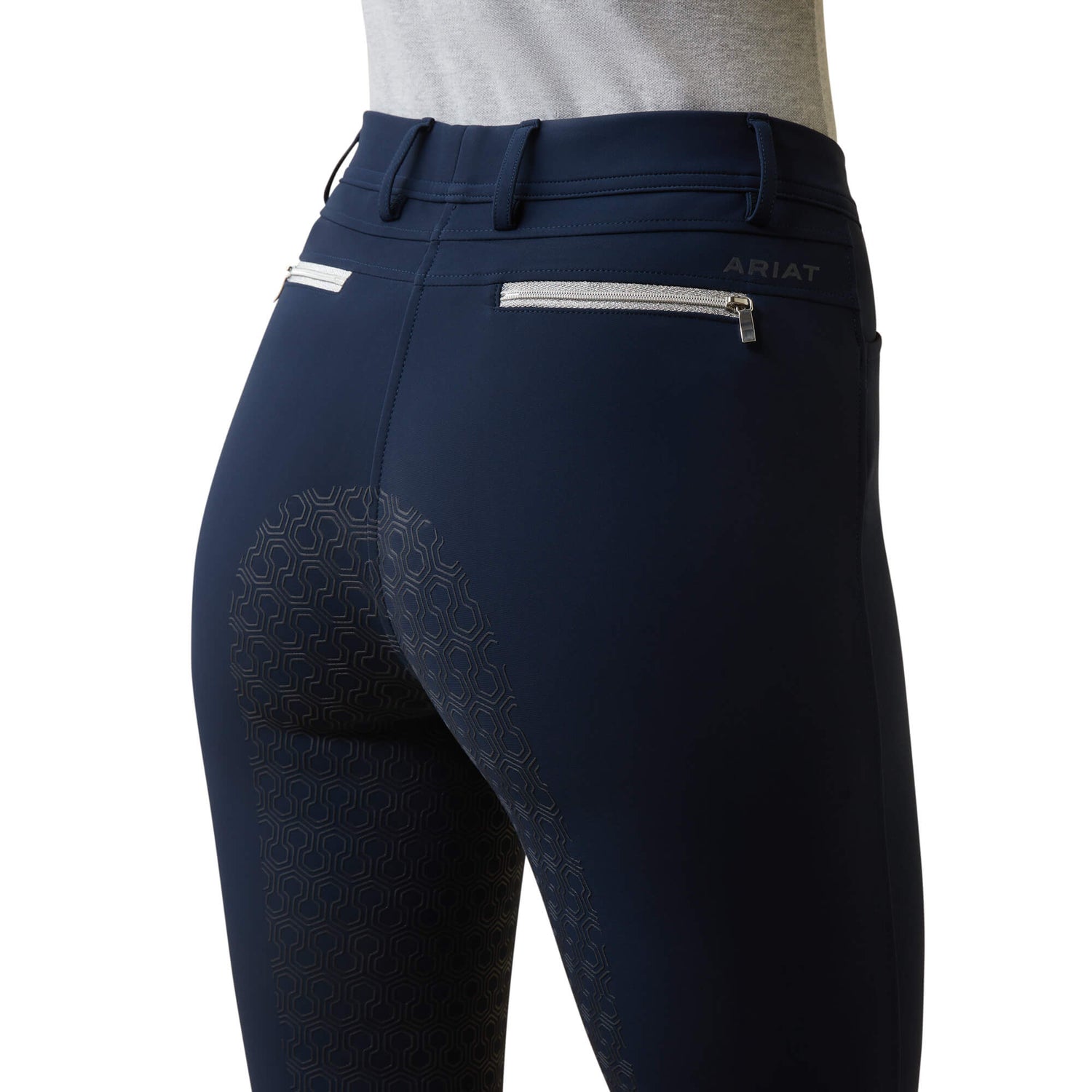 Ariat Tri Factor Pull-On Full Seat Breech, Navy