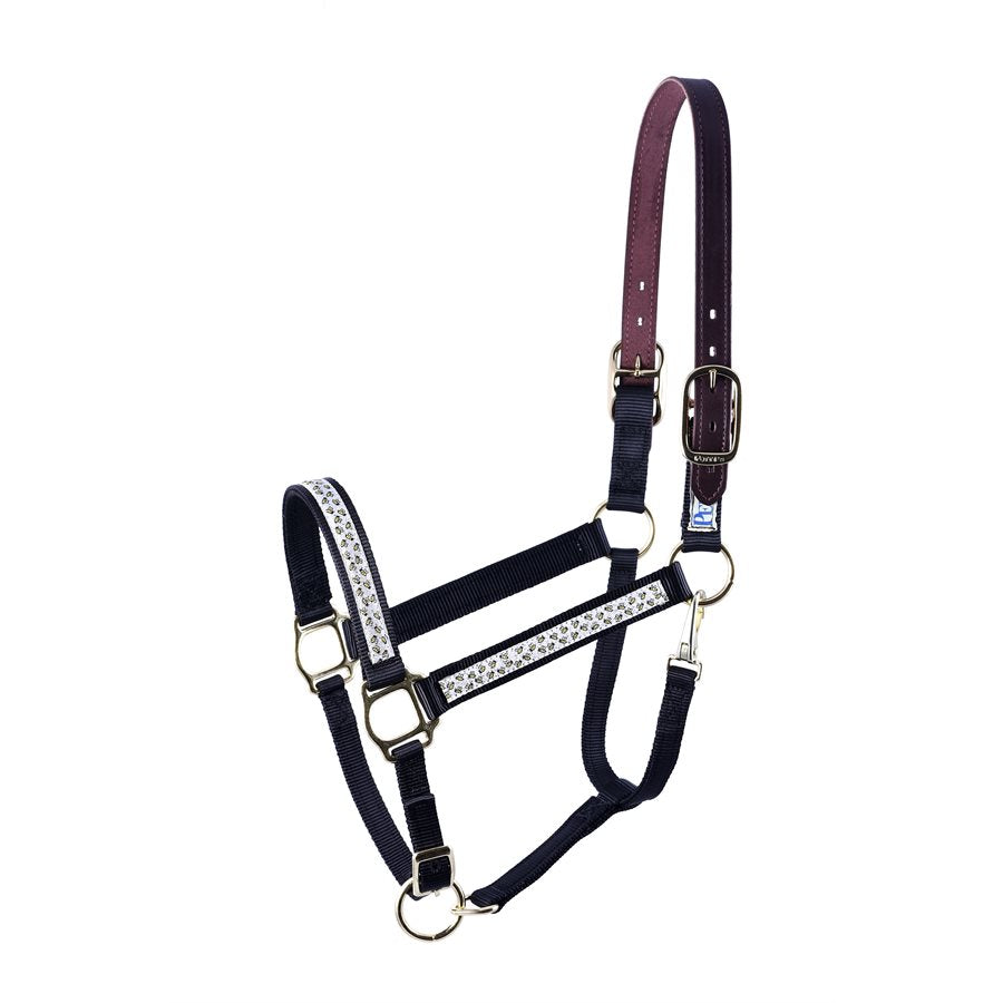 Perri's Black Bees Ribbon Breakaway Halter