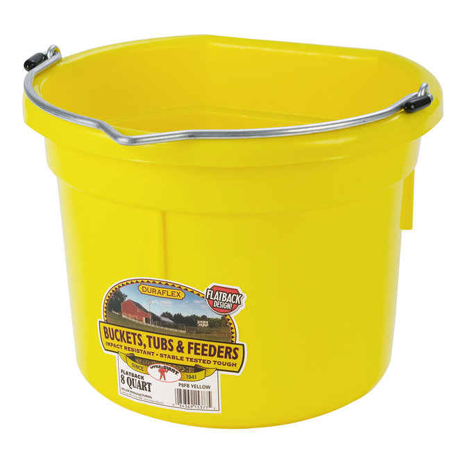 Bucket-8 Qt F/B Duraflex