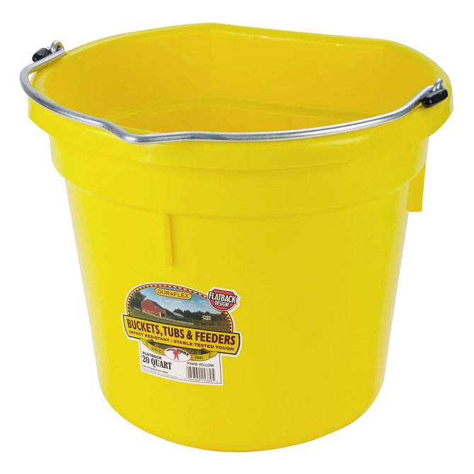 Bucket-20 Qt F/B Duraflex